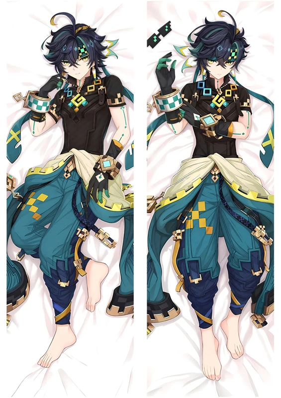 

Game Genshin Impact Kinich Cosplay Dakimakura Hugging Body Pillow Case Costume Anime Otaku Fullbody 2Side Pillowcase Cover