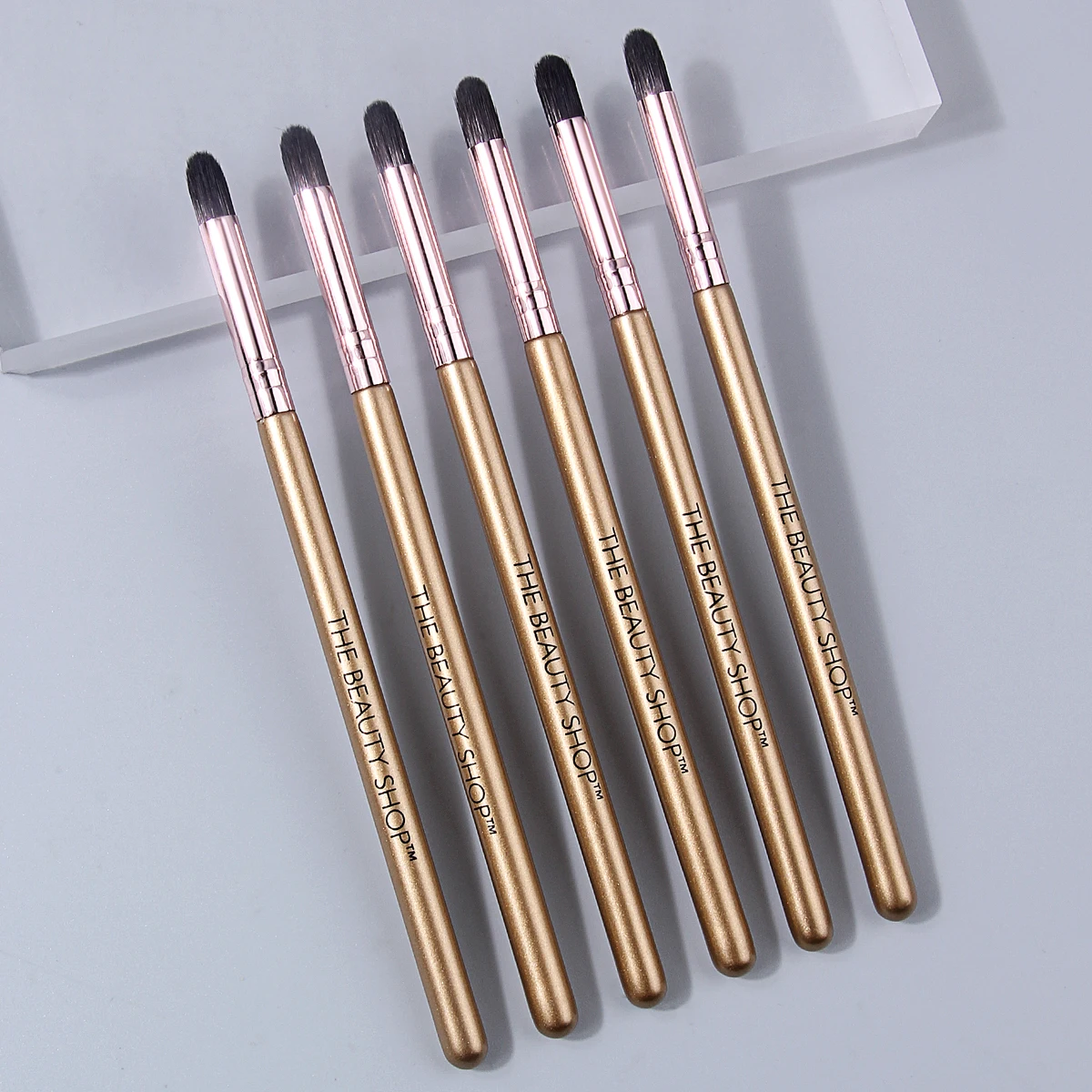 6pcs Detail Eyeshadow Brushes Set Soft Synthetic Precision Eye Makeup Brush for Eyeshadow Packing Cosmetic Tool
