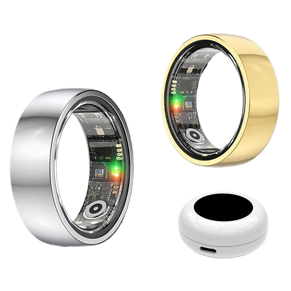 Monitoraggio intelligente della salute Anello intelligente Frequenza cardiaca Pressione sanguigna Anelli di monitoraggio del sonno IP68 Modalità multi sport impermeabili