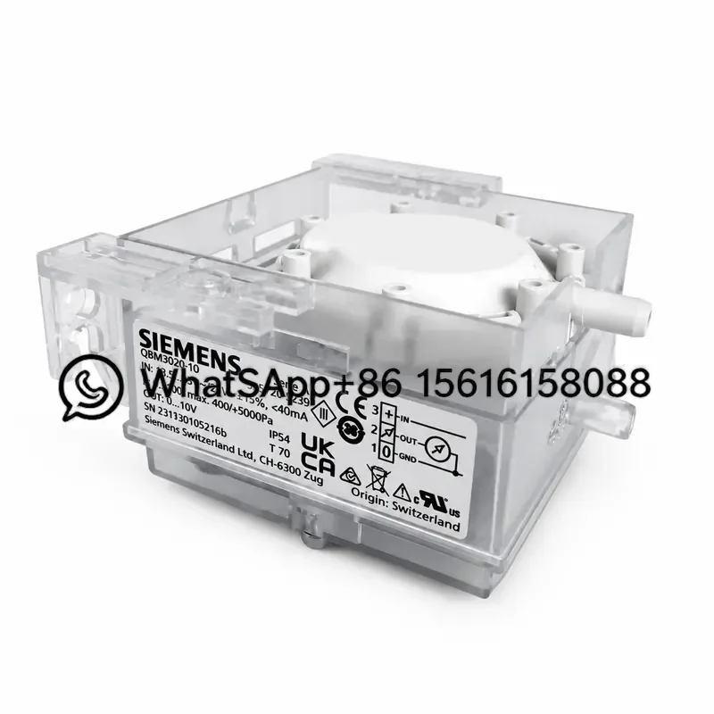 QBM3020-1U QBM3020-3D QBM3020-5D QBM3020-10D QBM3020-25D Air Differential Pressure Sensor Transmitter 0-10V LCD HVAC