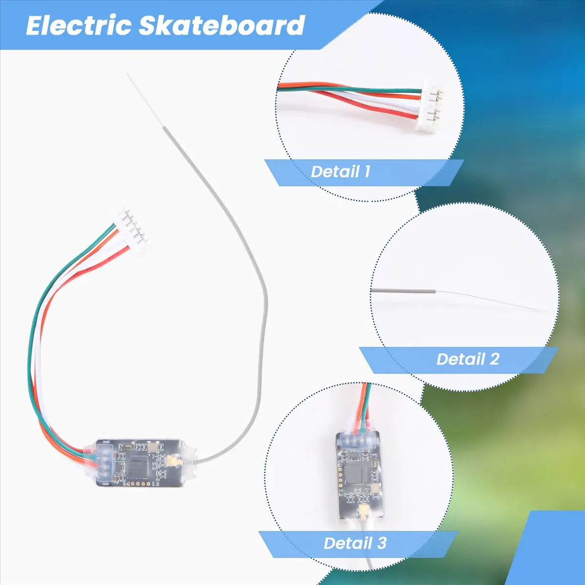 T34C  Wireless Bluetooth Module 2.4G for & Tool Electric Skateboard for V4
