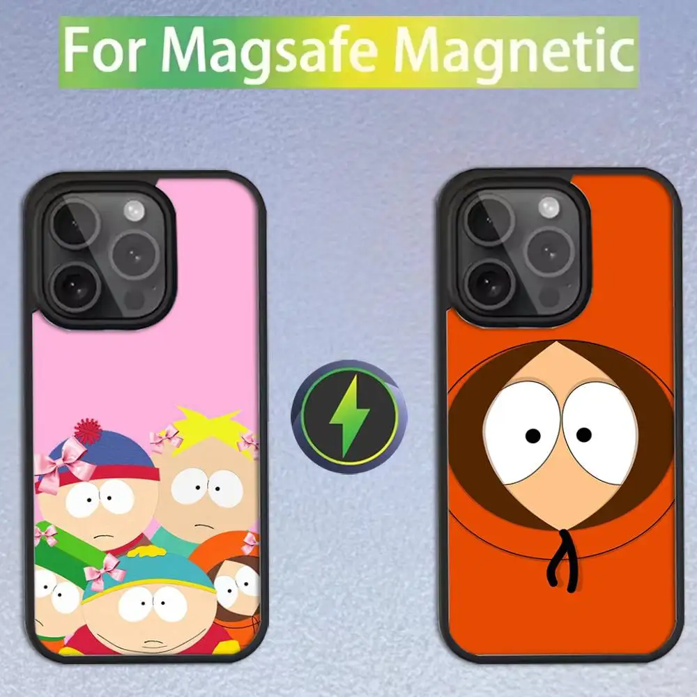 

S-South Park T-Towelie Phone Case For iPhone 16,15,14,13,12,11,Pro,Max,Plus,Mini,SE Magsafe Magnetic Wireless Charging