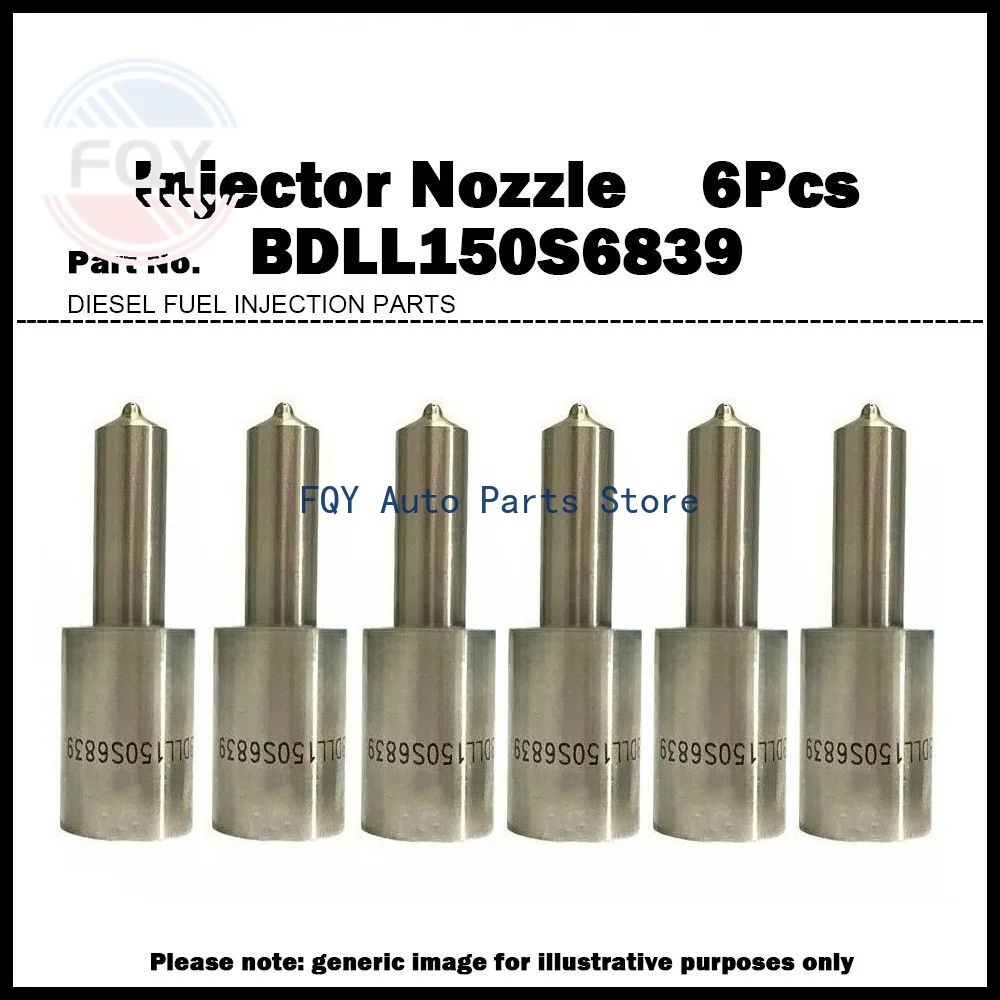 

6X High Quality Fuel Injector Nozzle 5621889 BDLL150S6839 VDLL150S6839CF For Perkins 6.358