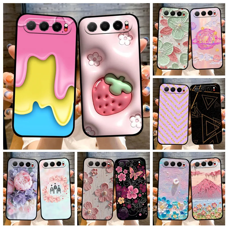 For ZTE Nubia Air Case Z2468N 2025 Cute Astronaut Soft TPU Protective Cover for Nubia Air 5G Silicone Case For NubiaAir Bumper