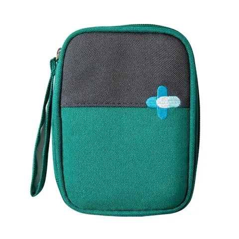 빈 응급 처치 키트 가방, 여행 캠핑 응급 처치 정리함 주머니, 생존 알약 케이스 키트, 1pc