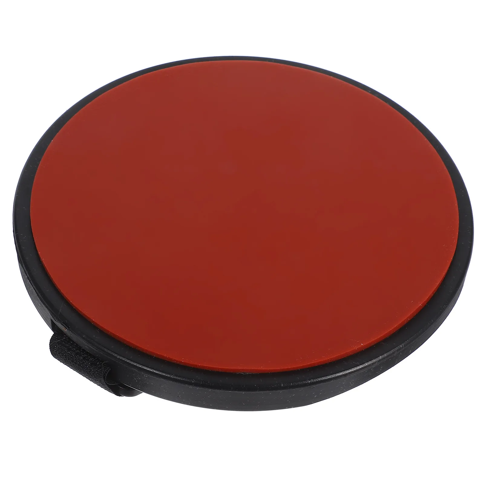 Pad d'entraînement de batterie portable et silencieux en silicone avec sangle de jambe réglable, amortisseur de batterie pour utilisation discrète, pad d'entraînement de batterie de marche