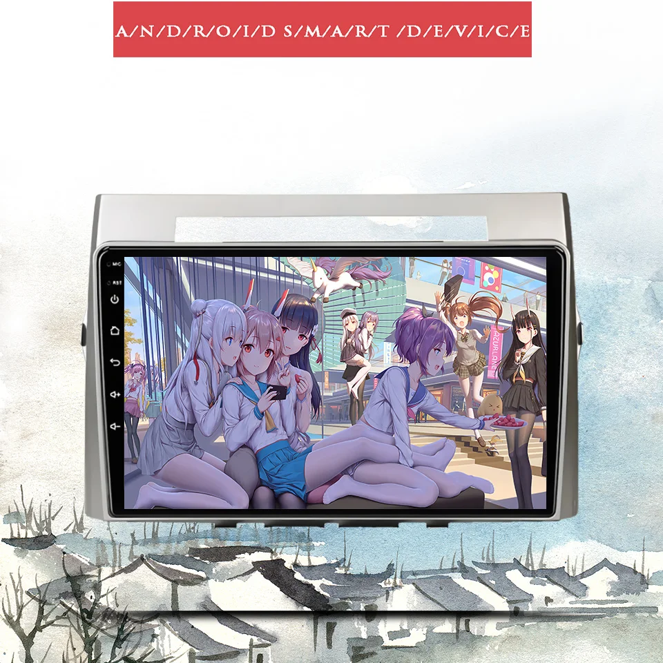 

For Toyota Corolla Verso 2004 - 2009 Auto Stereo Radio Multimedia Video Player Navigation GPS Monitor Android 14 4G Lte Carplay