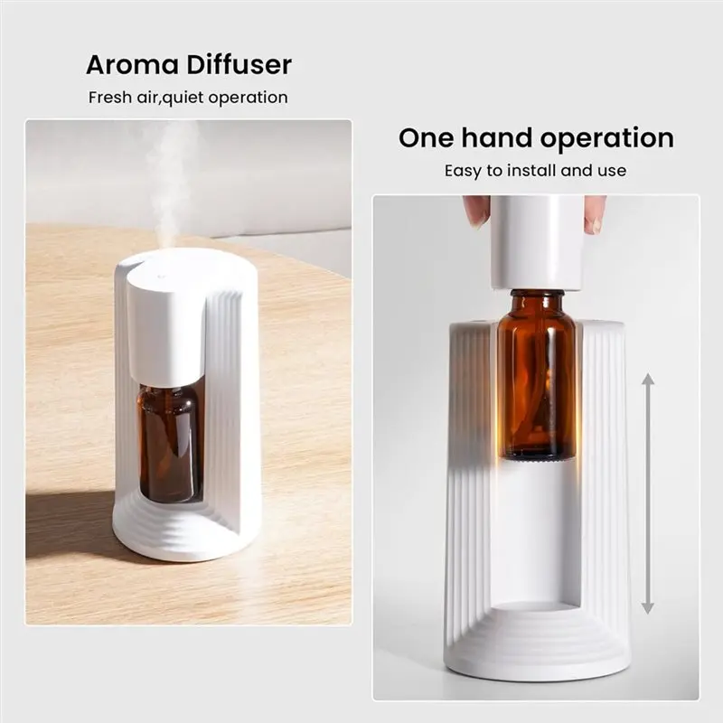 【NEW A39M】 Waterless Essential Oil Diffuser, Portable Small Mini Scent Air Machine, Quiet Leak-Proof Home Fragrance Aroma Diffus - view 3