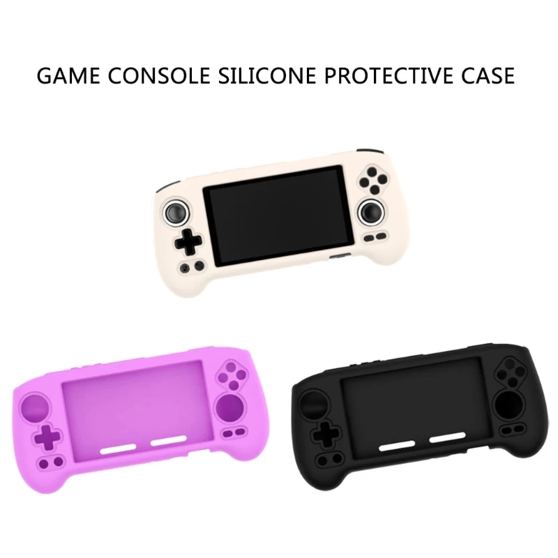 Silicone Game Console Cover Case For RG556 Handheld Game Console Soft Full Coverage Sleeve Shockproof&Dustproof Housing