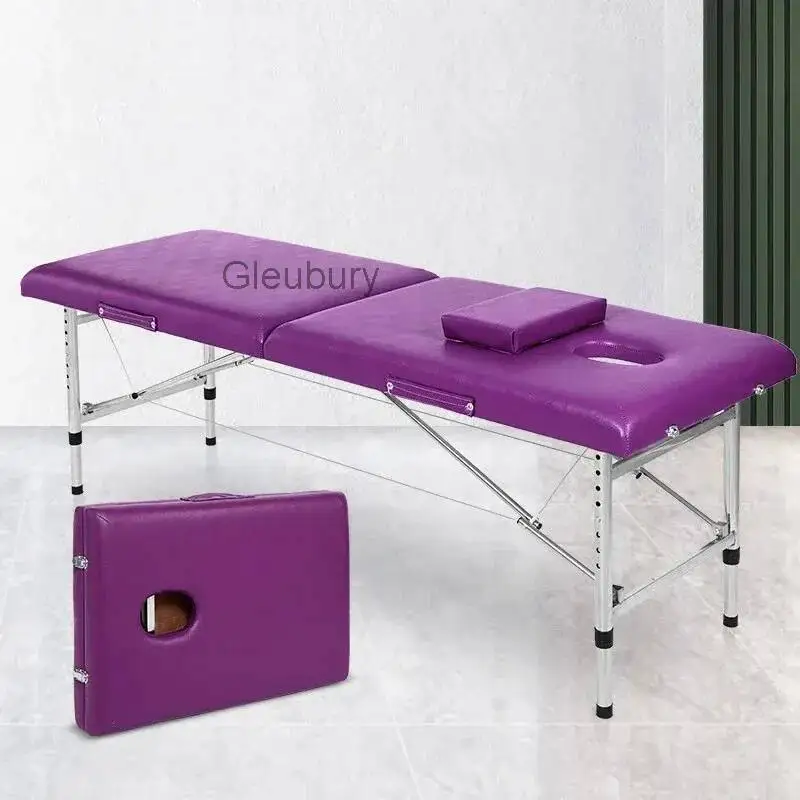 

Masajeador Portable Massage Table Folding Tanning Clinic Modern Massage Bed Manicure Luxury Massagetafel Salon Furniture