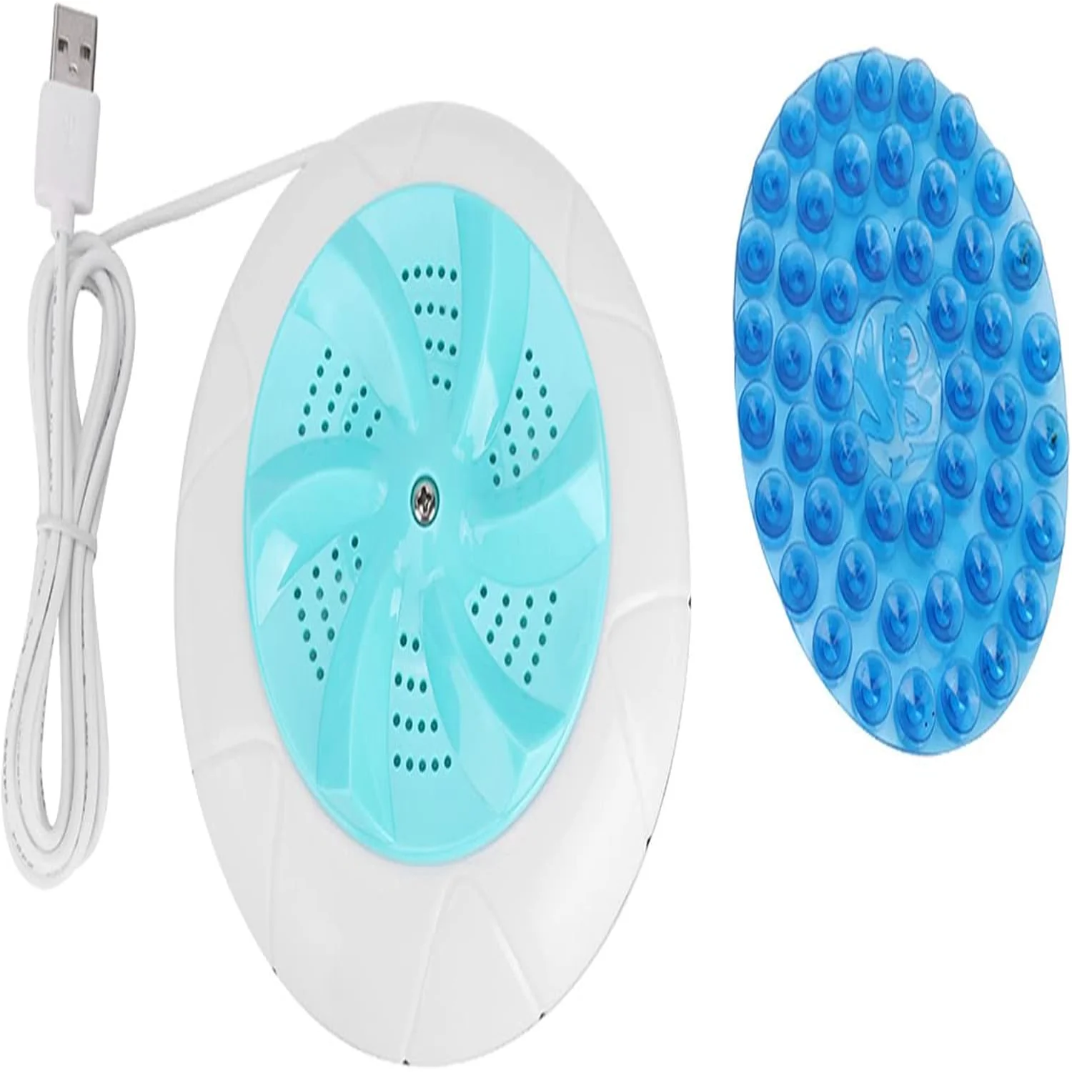 Mini Travel Portable Household Small Washing Machine Ultrasound Turbo Washer Laundry (Green)