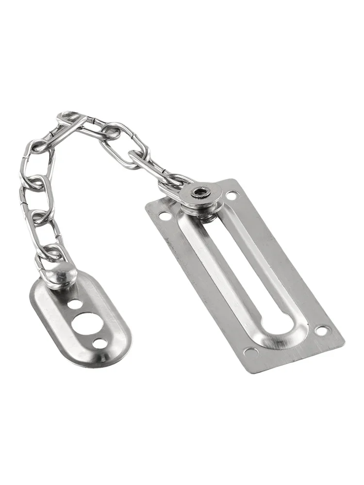 Door Chain Stainless-Steel Security Chain Door Lock Chain Home Office Lock Guard Latch Sliding Fastener Hardware