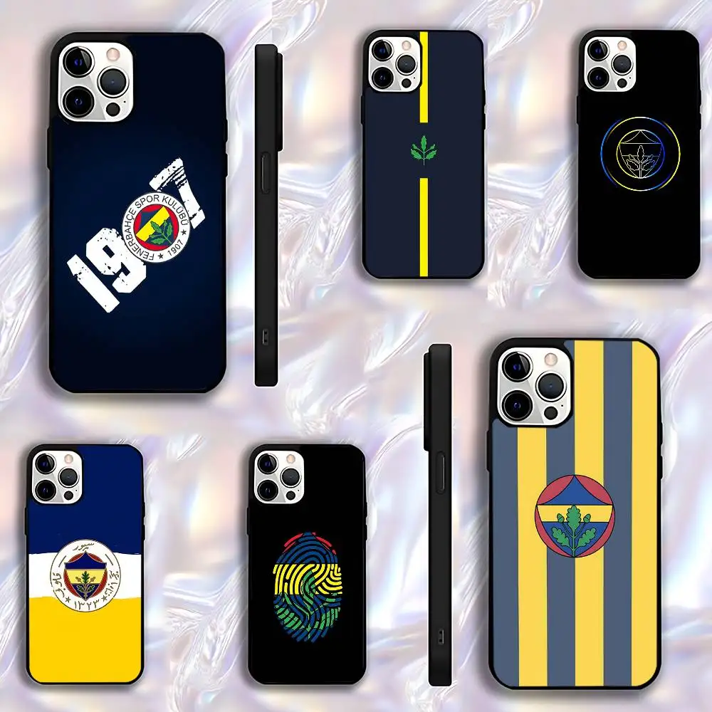 

Turkey F-FenerbahceS-E Phone Case For iPhone 17,16,15,14,13,12,11,Pro,Max,Plus,E,Air,Mini Protective Black Cover