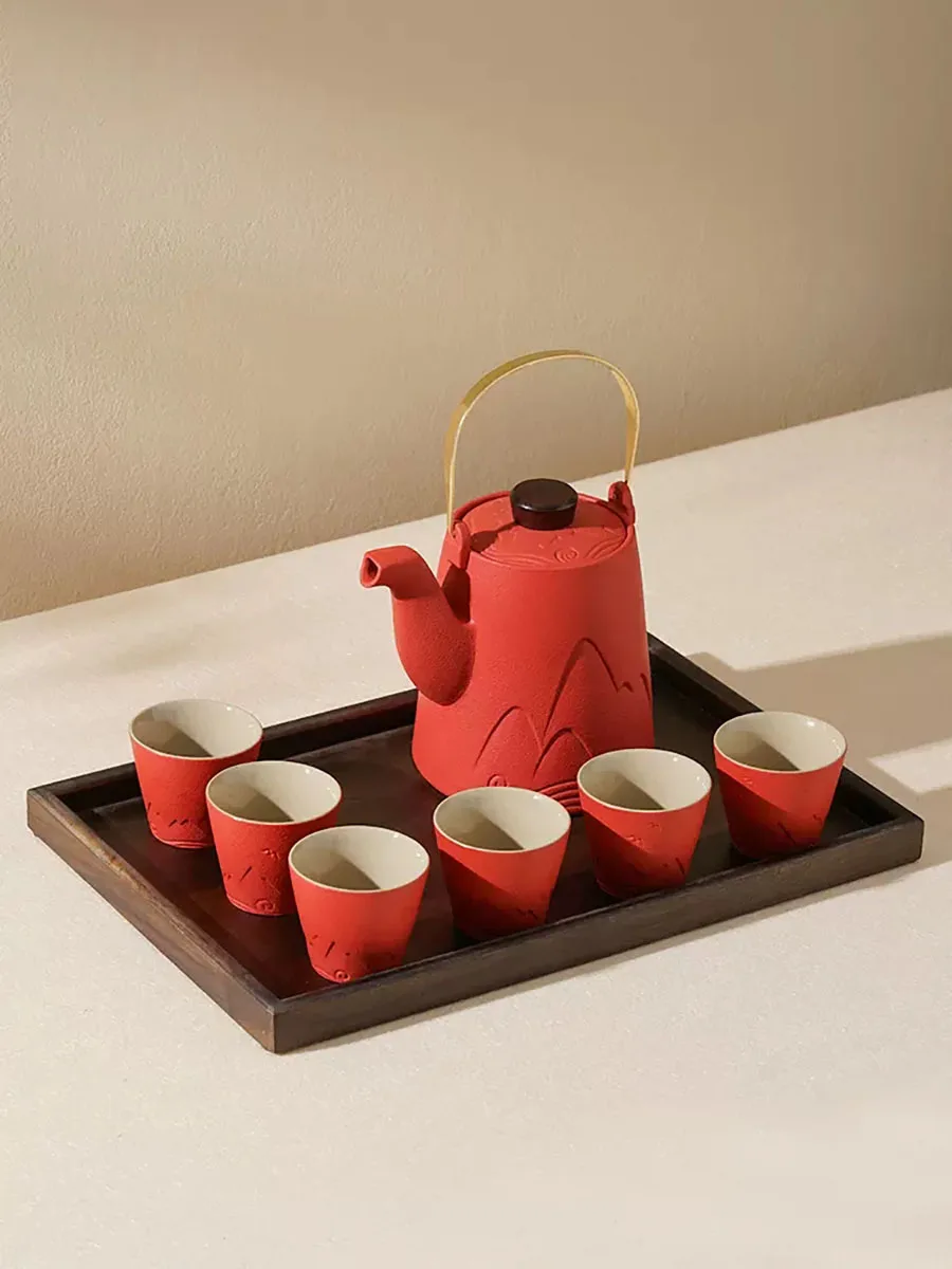 Tea Cup Set For Couples Tea Pot Tea Cup Gift For Best Friend Engagement Gift Wedding Supplies New