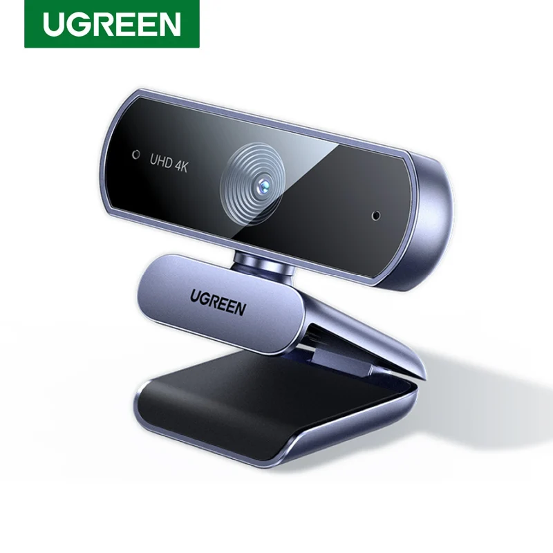 UGREEN 4K PC Webcam Ultra HD Camera Support FHP 1080P 30FPS Camera PDAF Auto Focus Dual AI Noise-Cancelling Mics