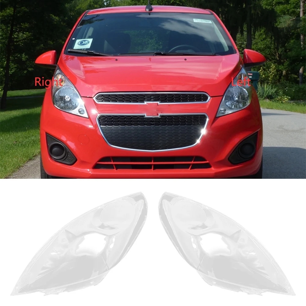 For Chevrolet Spark 2011 2012 2013 2014 Left Headlight Shell Lamp Shade Transparent Lens Cover Headlight Cover