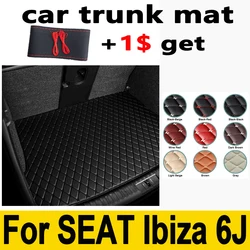 Car Trunk Storage Pad For SEAT Ibiza 6J 6P MK4 2008~2017 Waterproof Dedicated Car Mat Trunk Mat Car Accessories