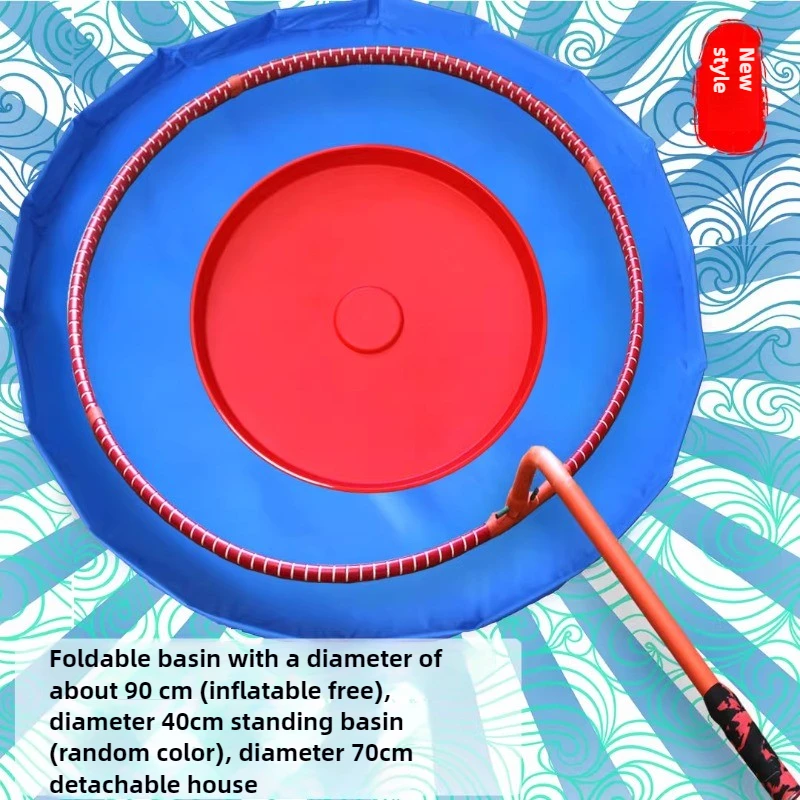 

Новый набор реквизитов для выступлений на пузырьках, инструмент для волшебных пузырей для выдувания больших пузырей, красная тканевая ванна для очаровательных шоу