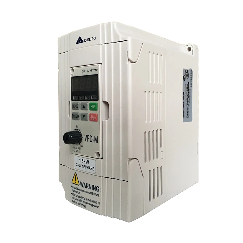 VFD-M series VFD037M23A 3.7kw vector control ac drive frequency inverter for Delta