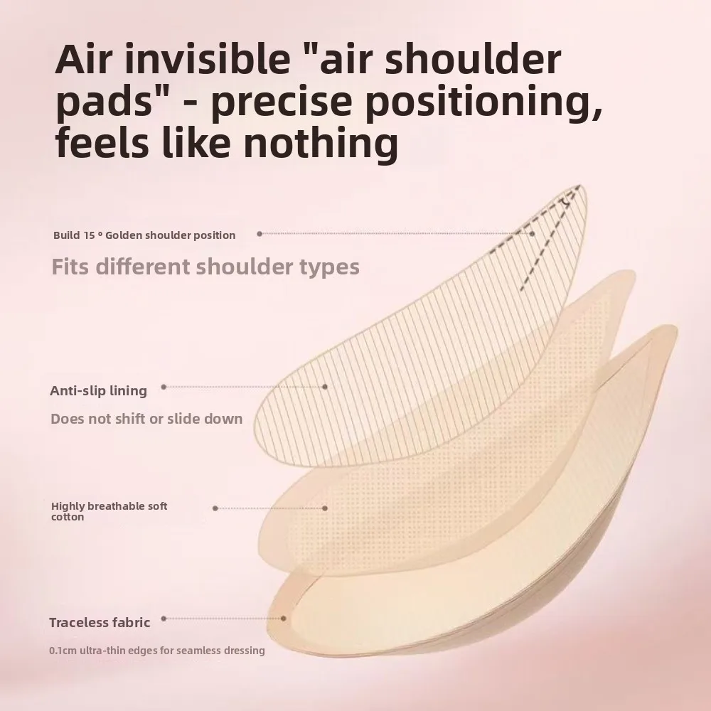 Confortável profundo v ângulo direito sutiã de ombro sem costura anti-flacidez almofada de ombro sutiã lingerie à prova de choque sutiã sem fio cosplay