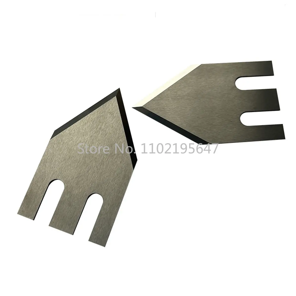 

2Pcs Tungsten steel Laminating machine blade Cold Cutting Knife For Woven Bags 70x40x1.2mm