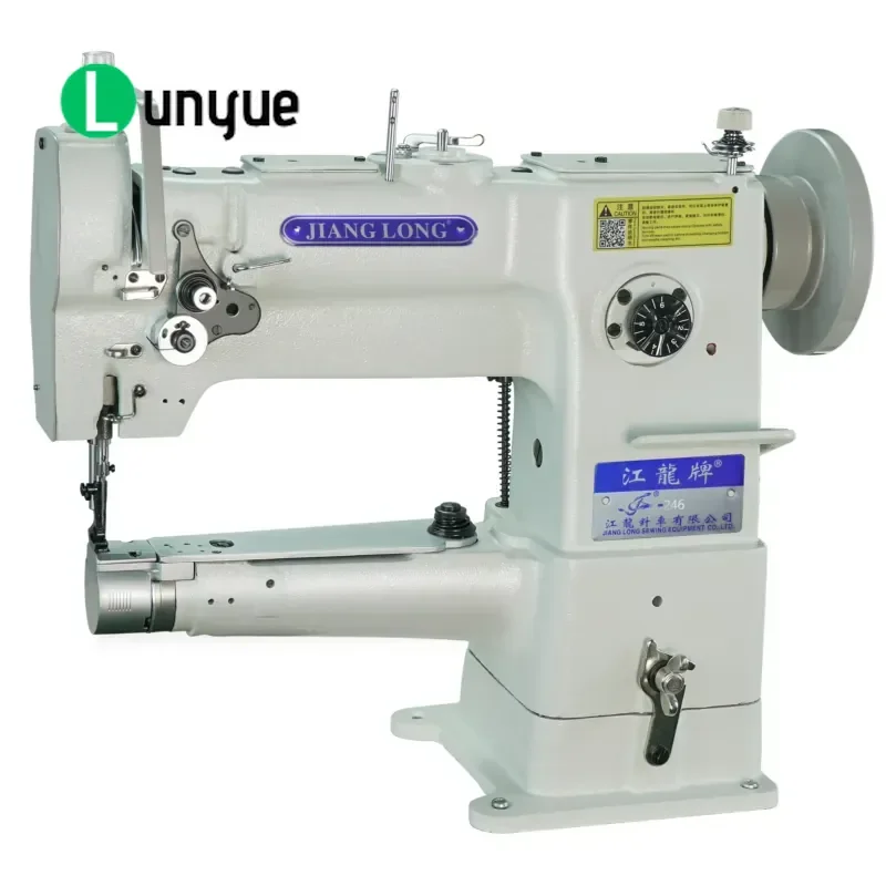 246 Lockstitch Cylinder Bed Compound Feed Walking Foot Leather Stitch Shoes Making Sewing Machine