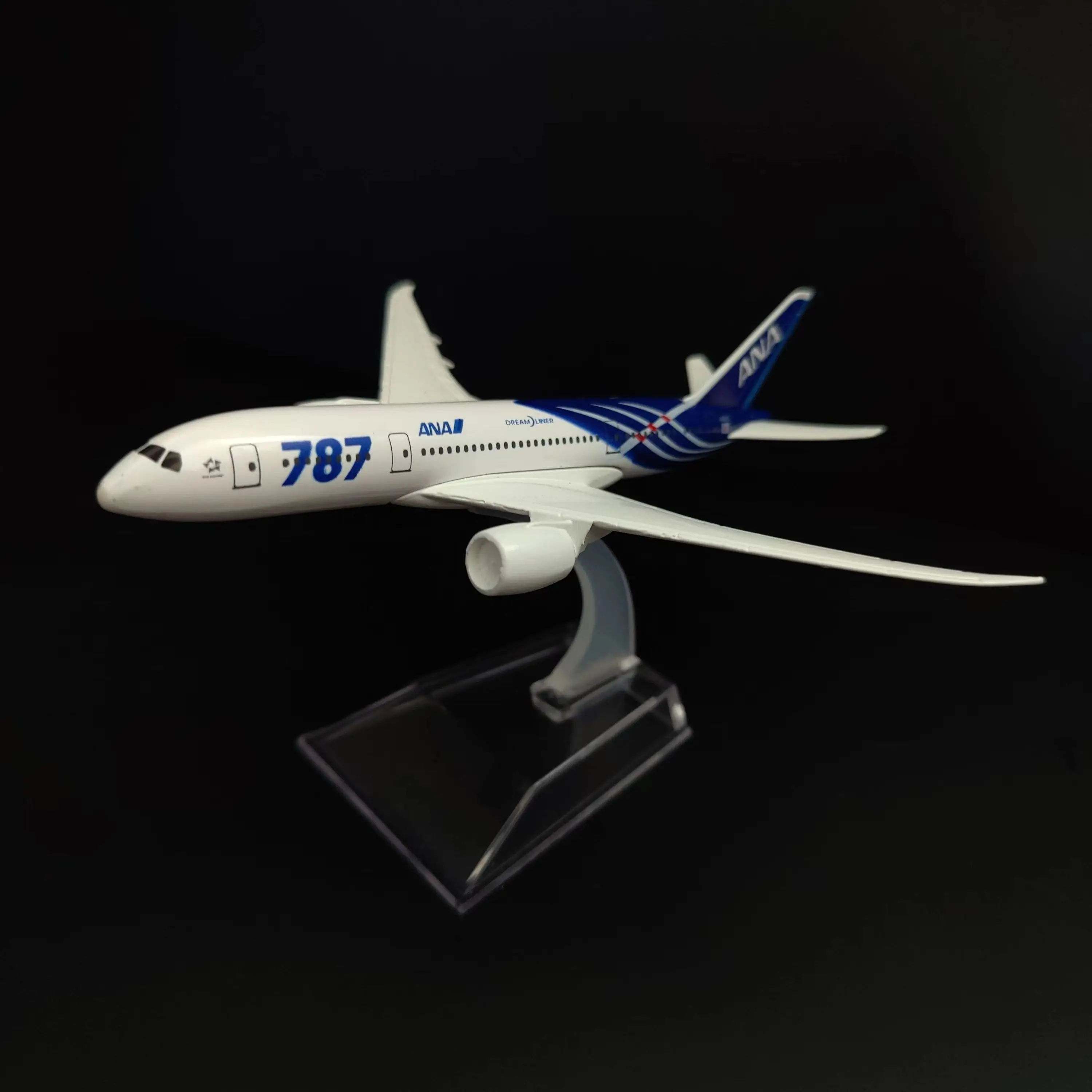 Scale 1:400 Metal Aircraft Replica 15cm Japan ANA B787 Model Airplane Miniature Xmas Kids Room Decor Gift Toys for Boys