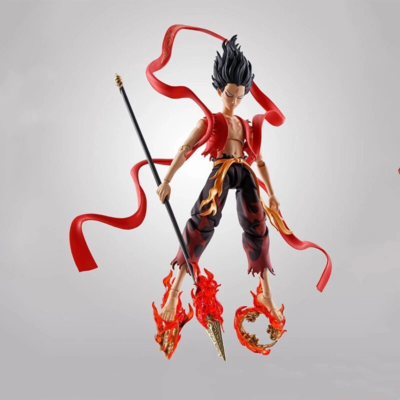 Figurka Nezha Anime Zestaw Modelarski Plastikowy Zabawka Chłopięca Prezent Oryginalne Pudełko Model Ozdoba Prezent Zabawka Prezent Urodzinowy