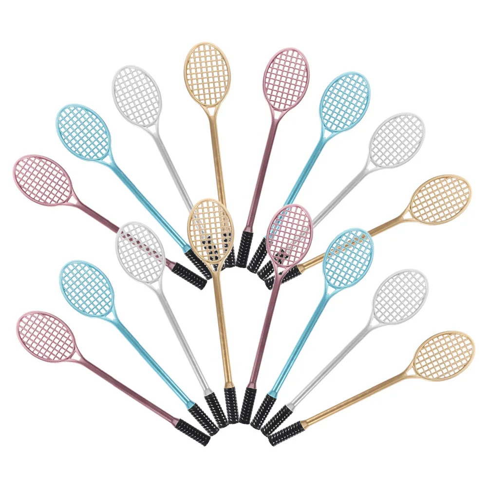 

Badminton Racket Gel Pen Cute Cartoon Writing Smooth Ink Student Office Use Reliable Safe Plastic Material