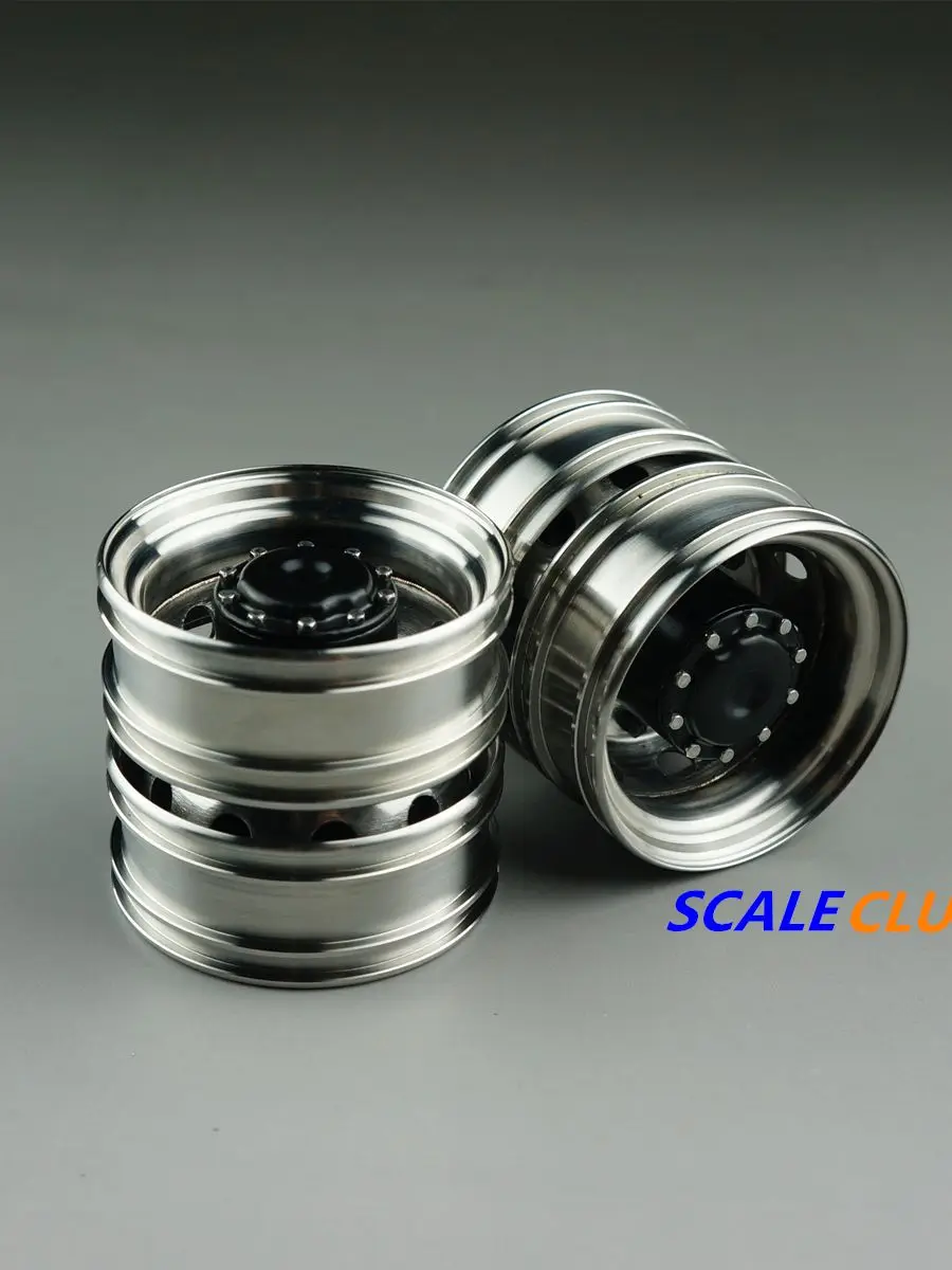 

Scaleclub 1:14 Drag Head Mud Head General Upgrade Metal Rear Hub For Tamiya Rc Truck Trailer Tipper For Scania Man Parts