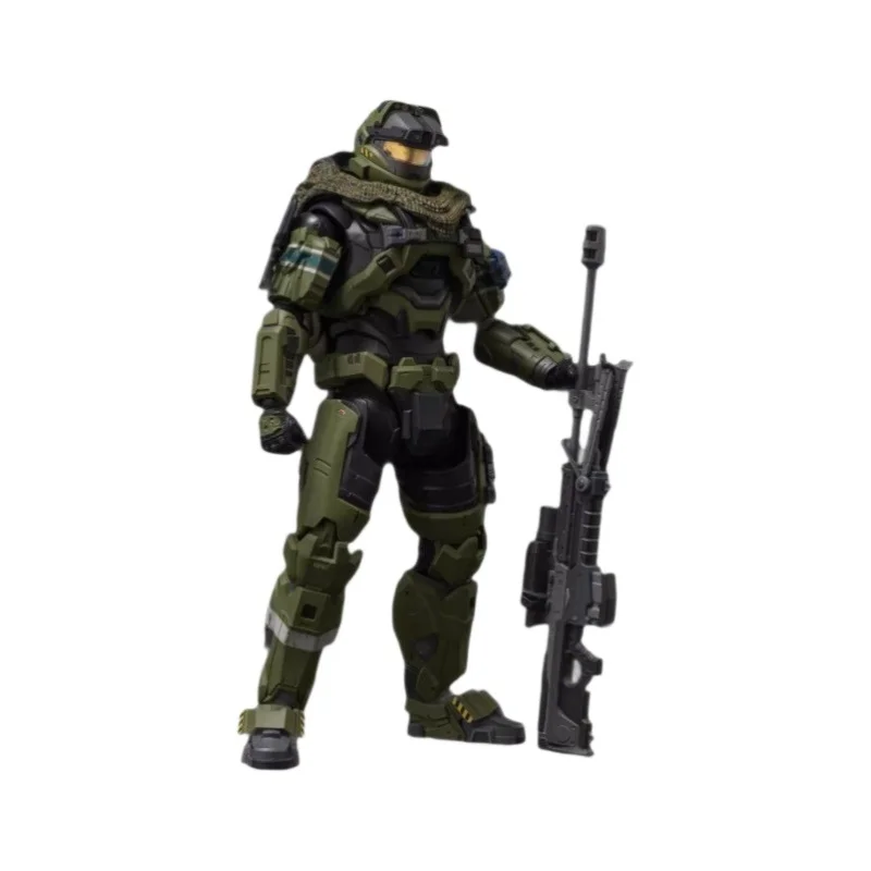 18cm  No. 6 Warrior Ornaments 1/12 Master Chief Can Do Authentic Authorization High-precision Soldier Model Collection Toys view 6