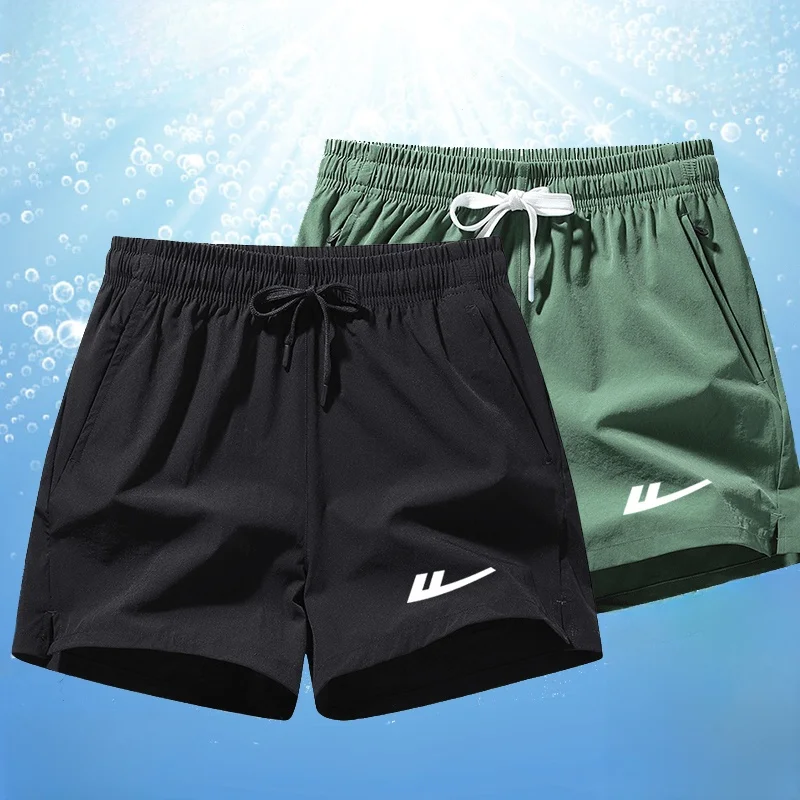 

Warrior Ice Silk Sports orts Men's Summer Thin Qui Dry Loose Casual Running Fitn Baskeall Tee-Point Pants up Buy