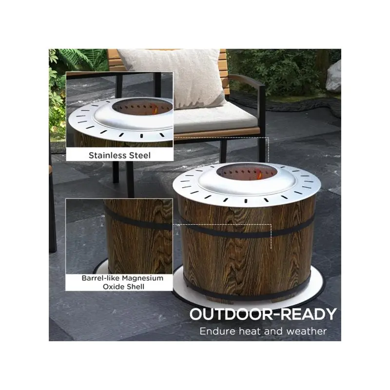 

Яма для уличного костра с термостойким дизайном и простой настройкой, идеально подходит для встреч на заднем дворе и уютных вечеров