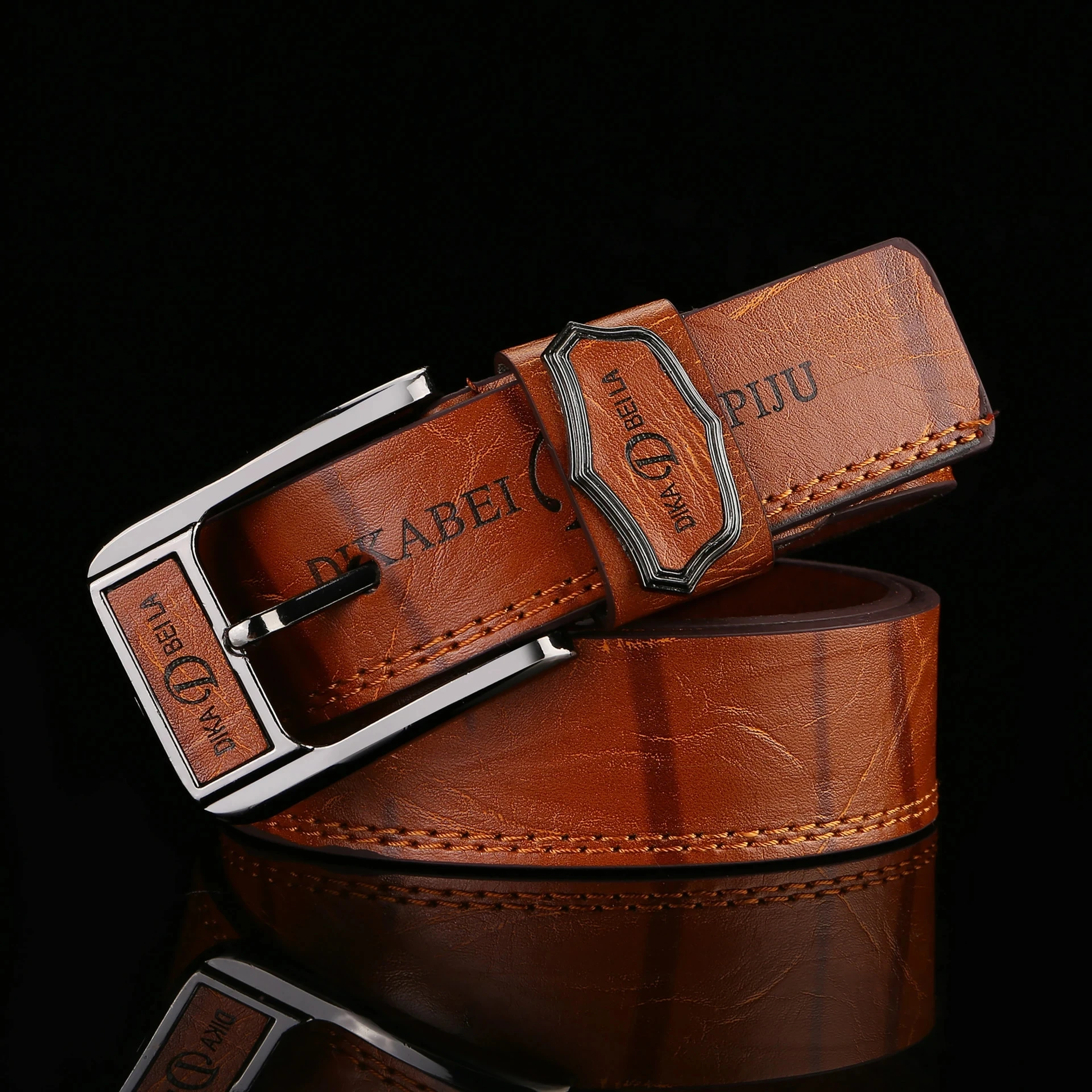 new trend men's pin buckle belt Korean fashion wild belt young men's fashion jeans belt wholesale