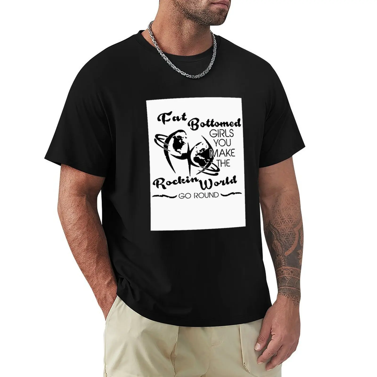 Fat Bottomed Girls T-Shirt graphics for a boy plain mens t shirt graphic