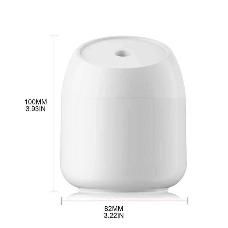 Humidificateur d'air Portable USB avec lampe de nuit LED, diffuseur d'huiles essentielles et d'arôme, brumisateur ultrasonique, fonctionnement silencieux