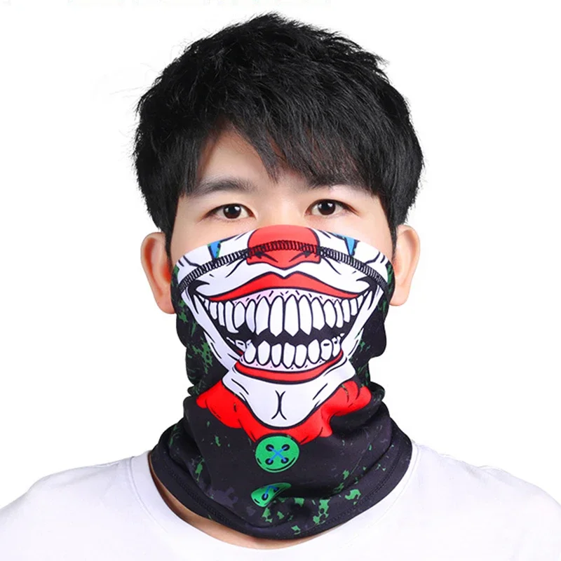 Cold Winter Mask Scarf Tube Neck Gaiter Fleece Warmer Ear Cover Face Head Bandana Clown Soft Wrap Headband Men Women Snowboard