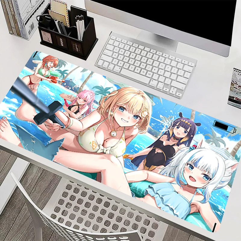 Mouse pad Professional E-sports Gamer Mouse Mat Hololive Watson Amelia Mousepads PC Gaming Keyboard Desk Mat Notbook Mousepad