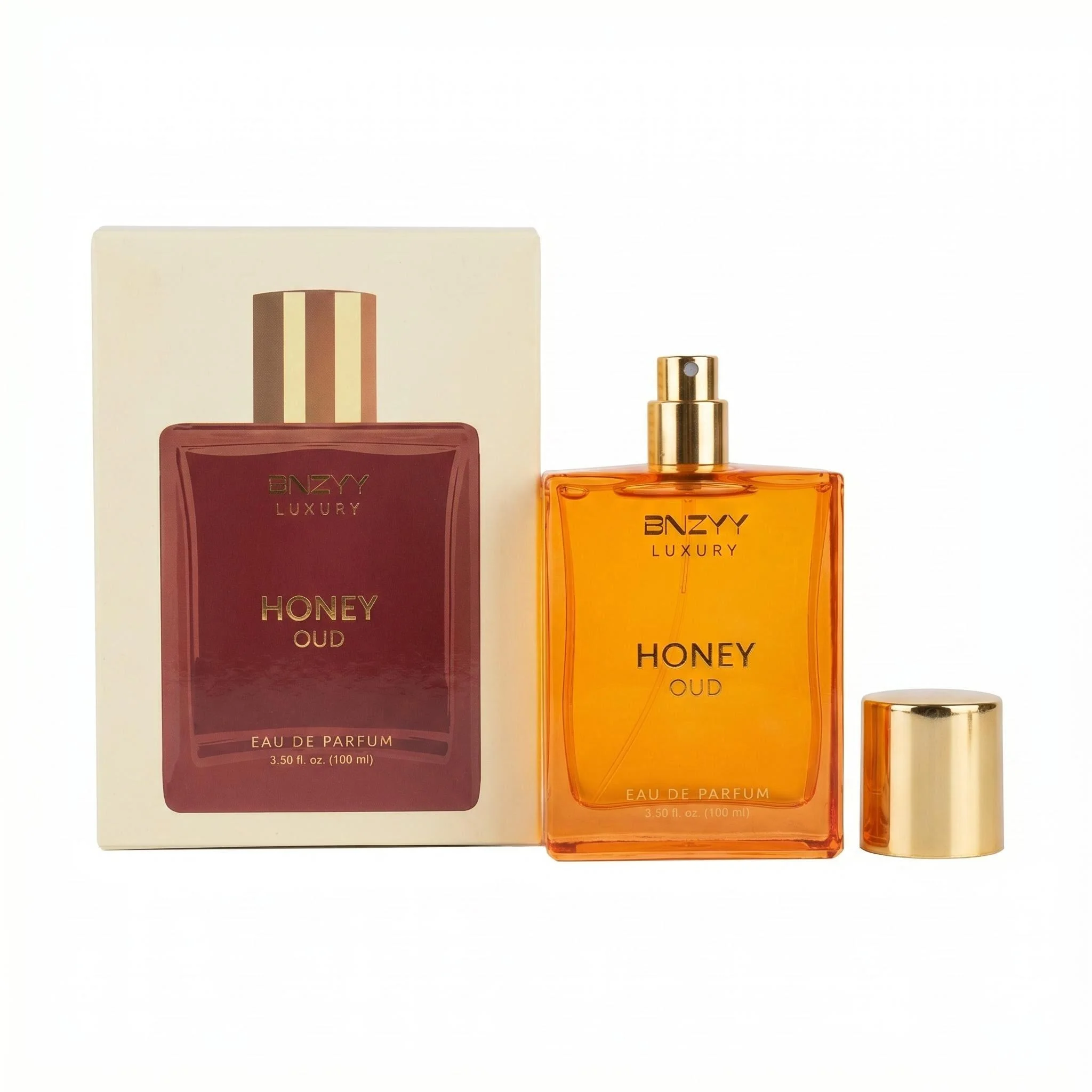 BNZYY - Luxury Honey Oud Eau de Toilette | 100 ml (3.4 fl oz) | Unisex | Sweet honey, bergamot, oud and amber notes | Women's Da