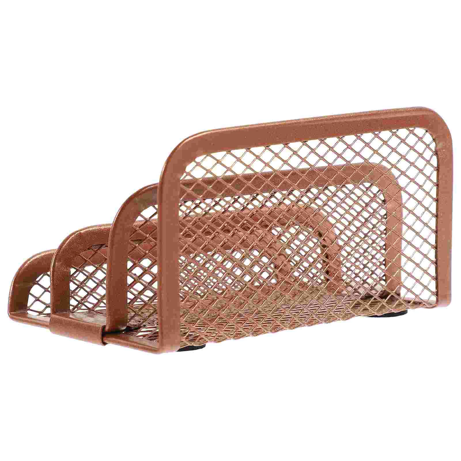 1 PCS Metal Combination Desk File Rack Book ganizer Letter Holder Book ganizer for Office Home School