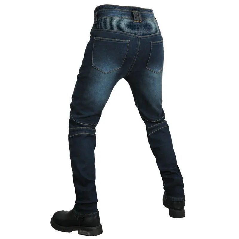 Velvet Cashmere Lining Winter Motorcycle Pants  Men Motorcycle Pants Motorcycle Jeans Protective Gear Riding Touring Trousers