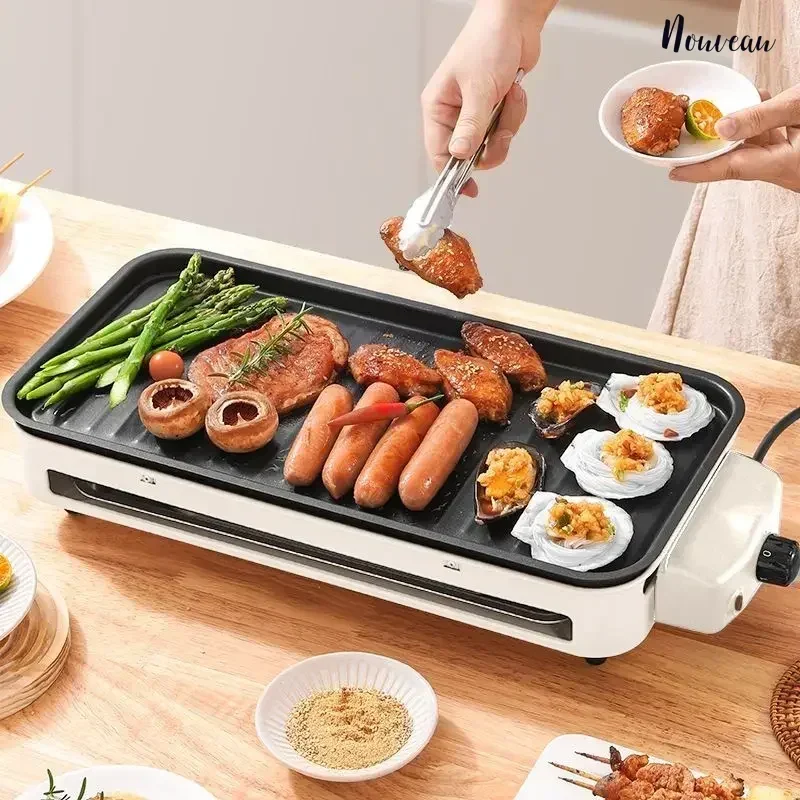 Electric barbecue oven Korean household non -stick baking sheet smoke barbecue machine room indoor iron plate shochu