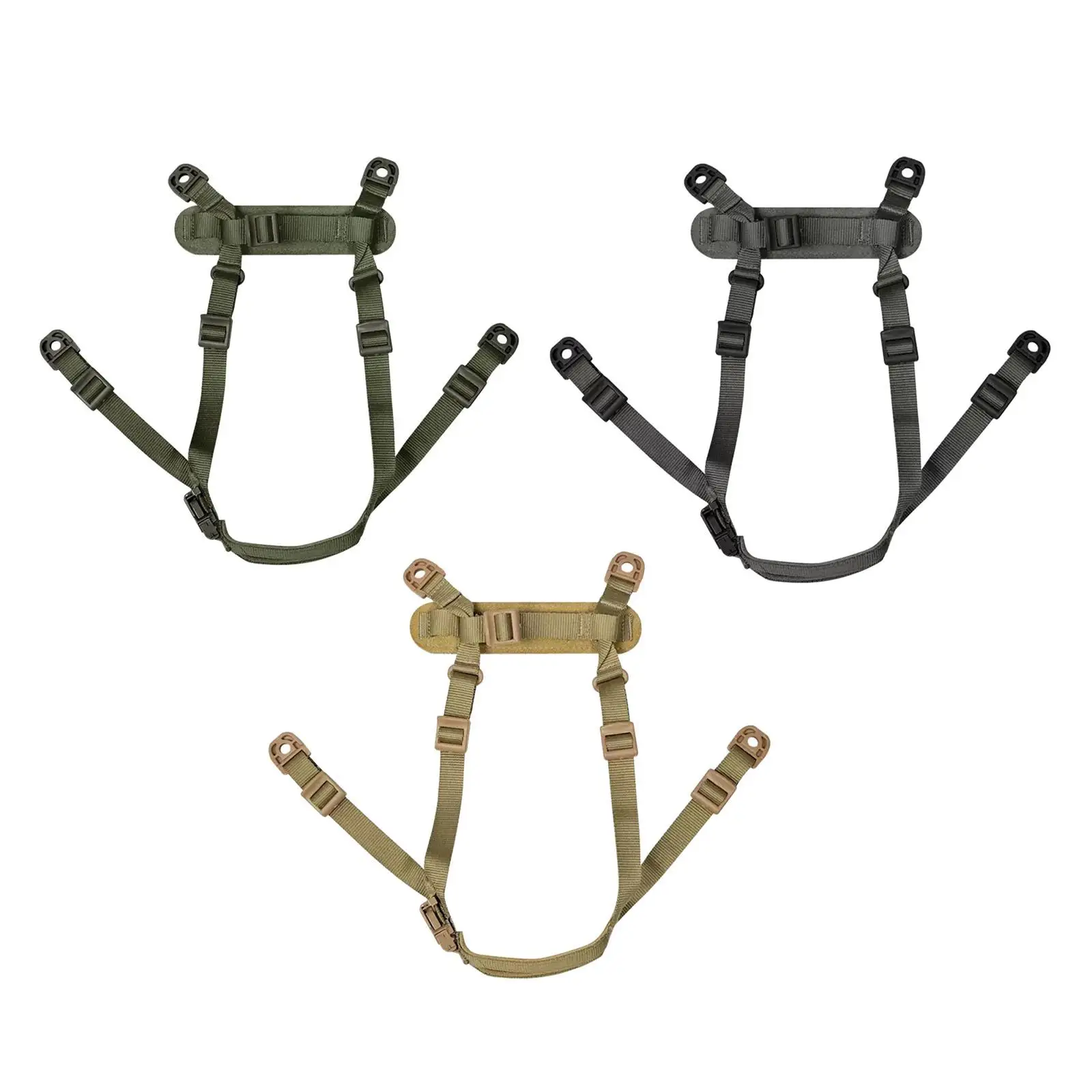 Helmet Chin Strap Comfortable Adjustable with Fixing Screws for M88