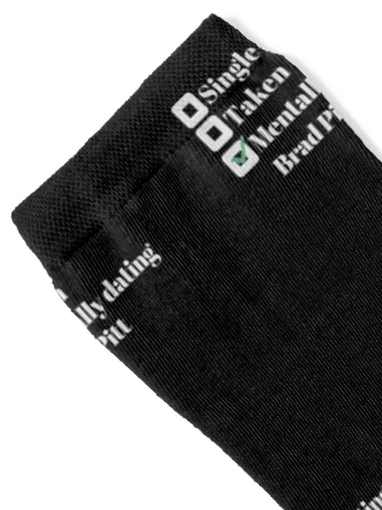 Mentally dating Brad Pitt Socks kids Run set football Socks Men's Women's