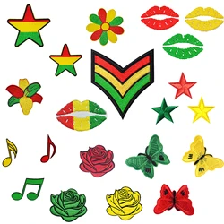 Carnival Red Yellow Green Beer Embleem for Clothing Iron on Embroidered Sew Applique Knotwilgendam Patch Boemeldonck Patches