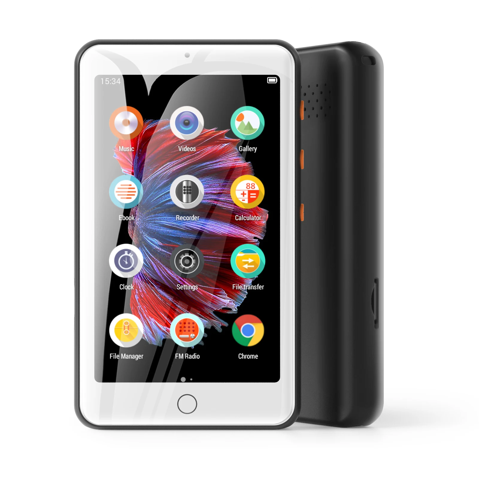Portable MP3/MP4 Player Bluetooth Speakers & WiFi, Music Player with Radio, EBooks, HiFi Electronic Walkman Capacity Up to 512GB