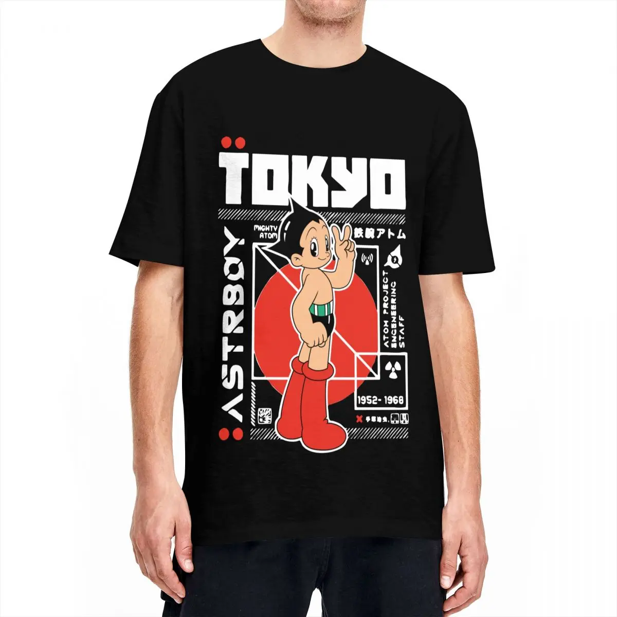 The Mighty Atom Astro Boy Astroboy T-Shirt for Men Women Leisure Cotton Tee Shirt Short Sleeve T Shirt Gift Idea Clothing