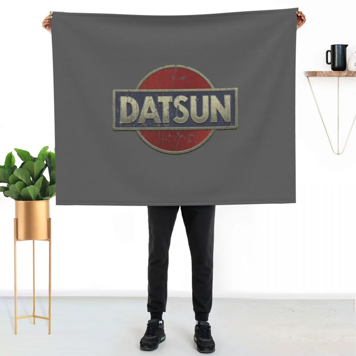 Datsun Rising Sun Throw Blanket Hair cosplay anime Large Plush Bed Bed Fashionable Blankets