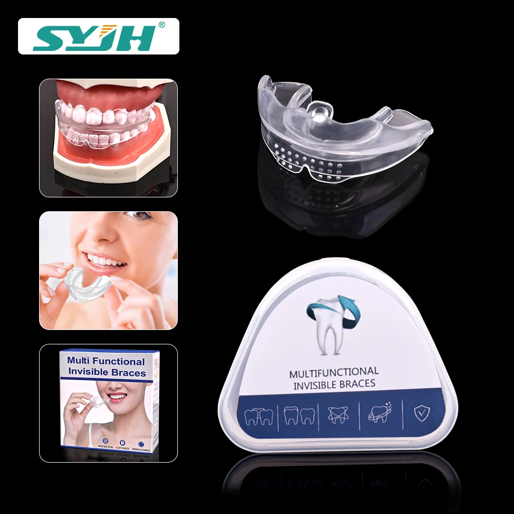 

SYJH 3-Stage Transparent Teeth Aligners Silicone Invisible Dental Orthodontics Braces Aligners for Teeth Correction Adults Tools