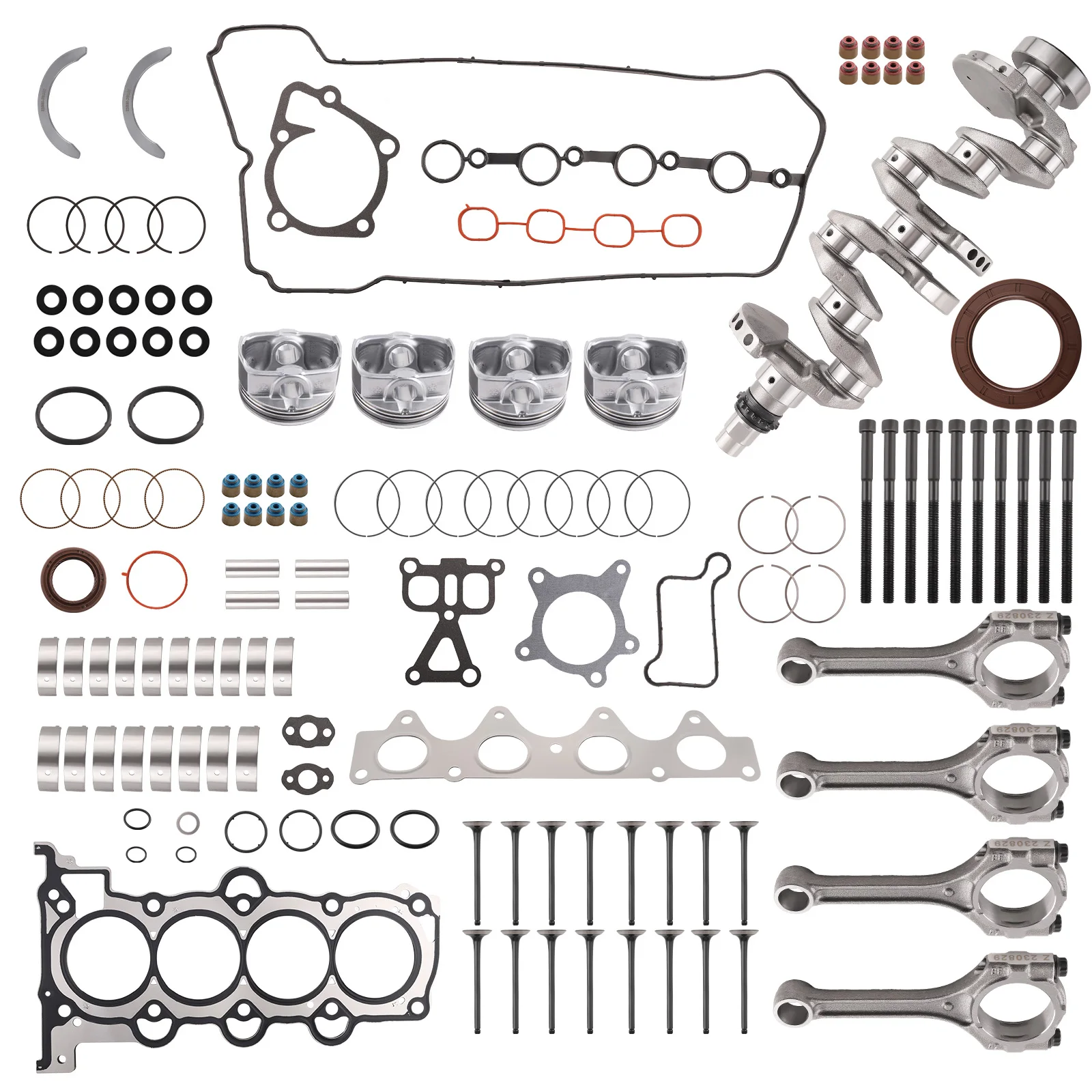 G4FD Engine Overhaul Rebuild Kit Sets For Hyundai Kia Accent Rio 1.6L DOHC 12-16